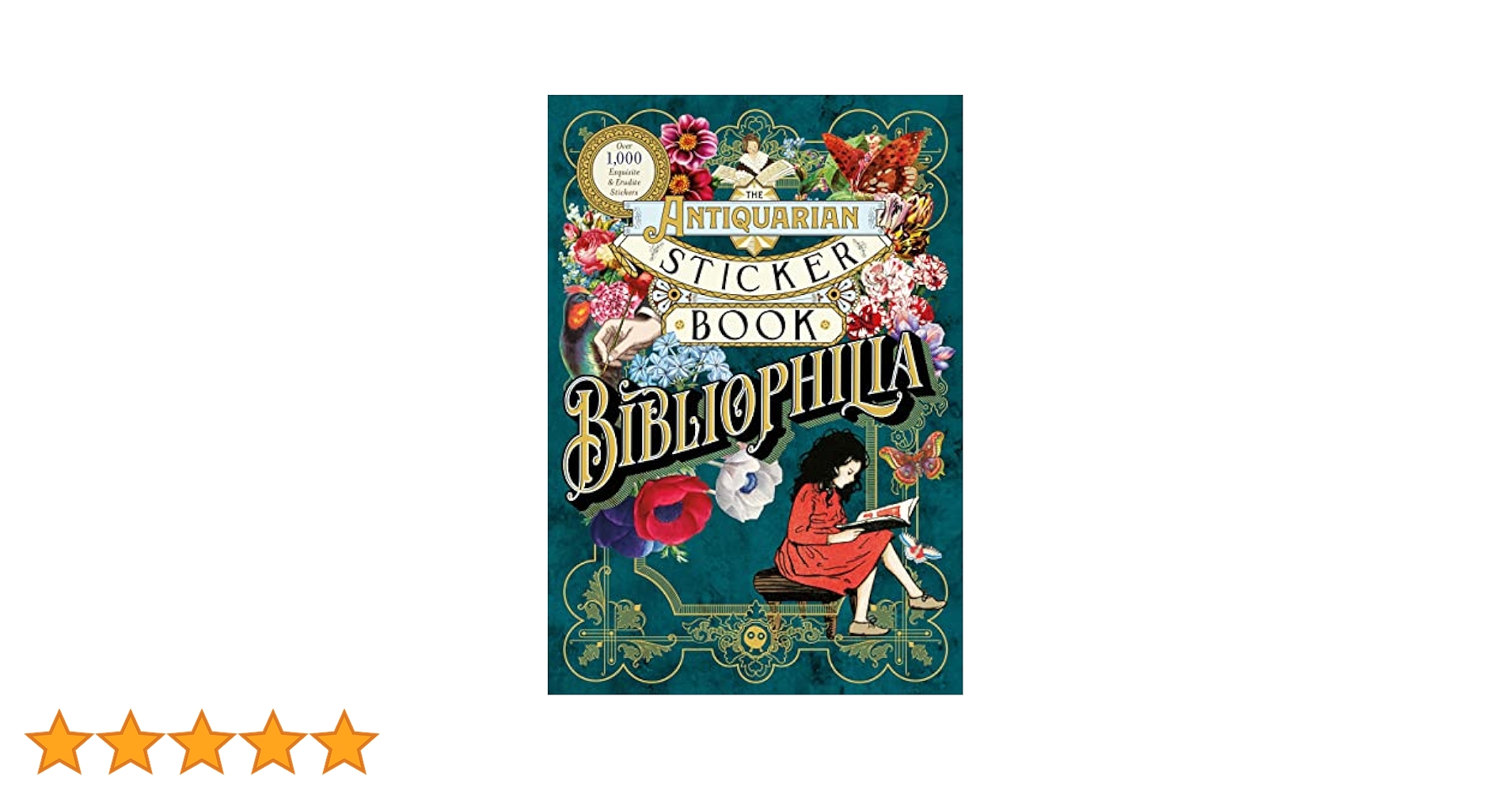 The Antiquarian Sticker Book 他4冊セット The Antiquarian Sticker Book (Over 1,000 Exquisite Victorian